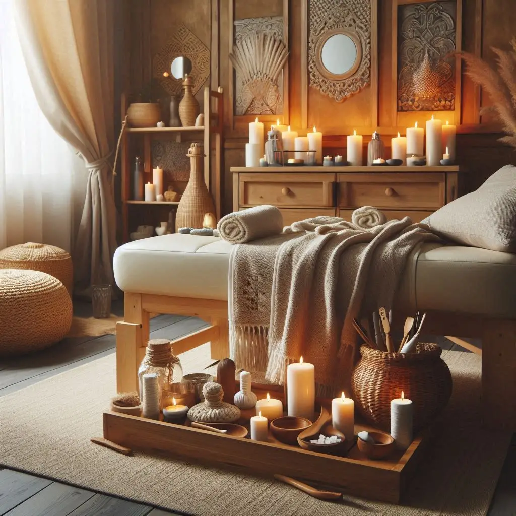 피부,체형관리 샵 배경