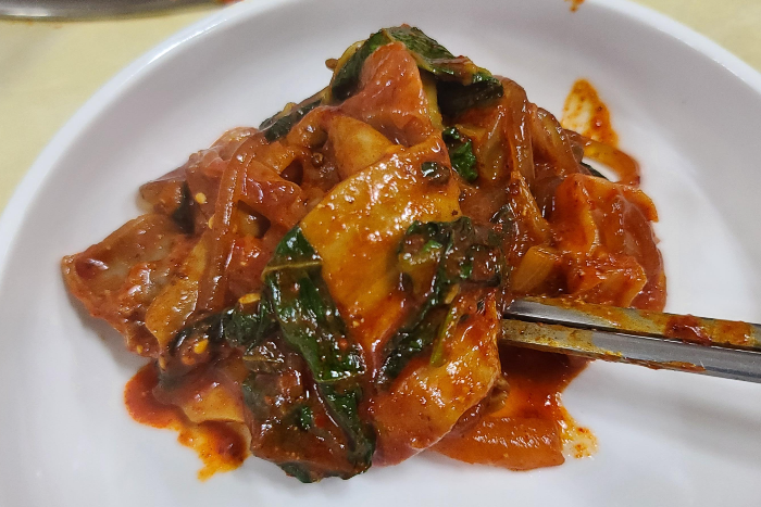 양념곱창 상대원맛집 곱창맛집 성남맛집 상대원시장 메뉴판 밑반찬 양념곱창볶음 한쌈 옛날그맛