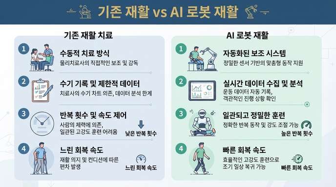 AI 재활 로봇 비교