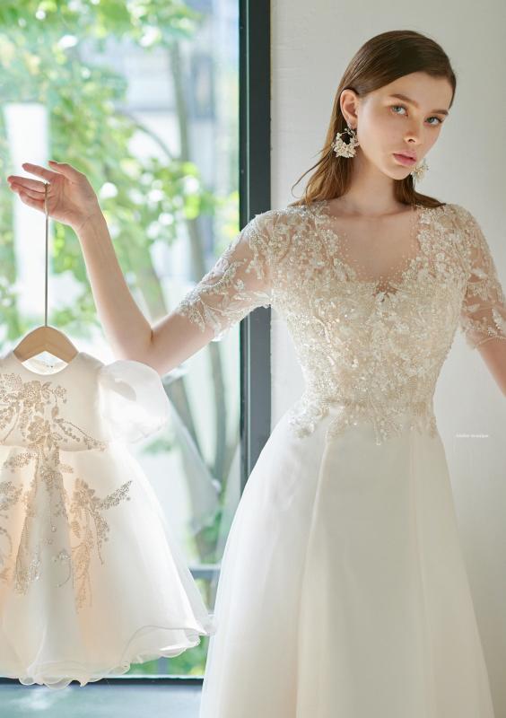 커플드레스 돌잔치 맘드레스대여 헤리+쁘띠헤리