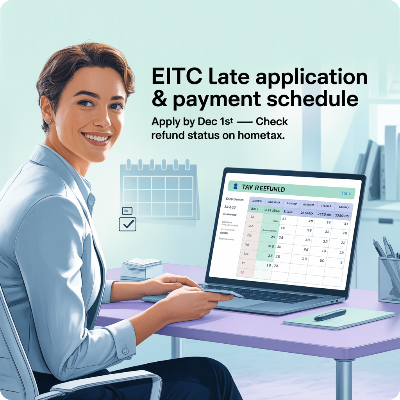 근로장려금 기한후 신청 지급일 이미지