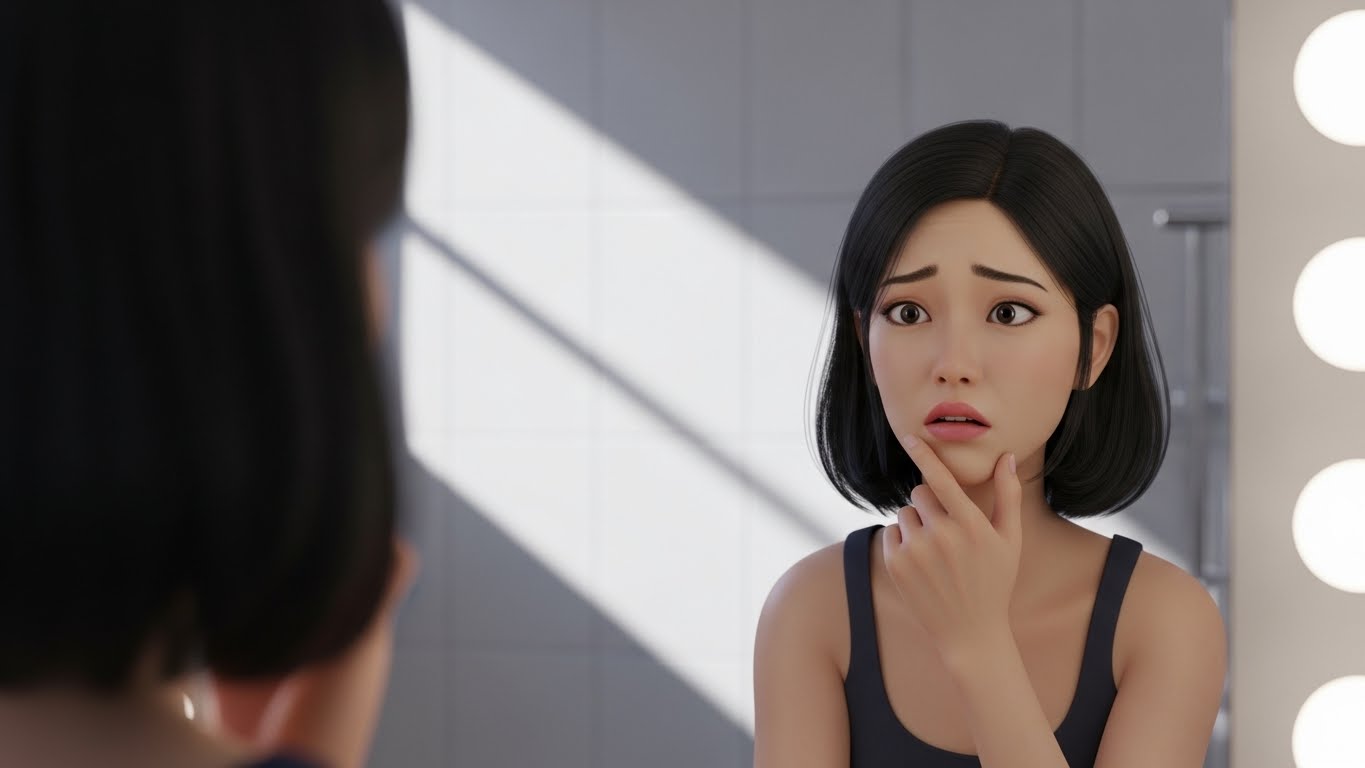 결절성 여드름, 여드름 흉터
