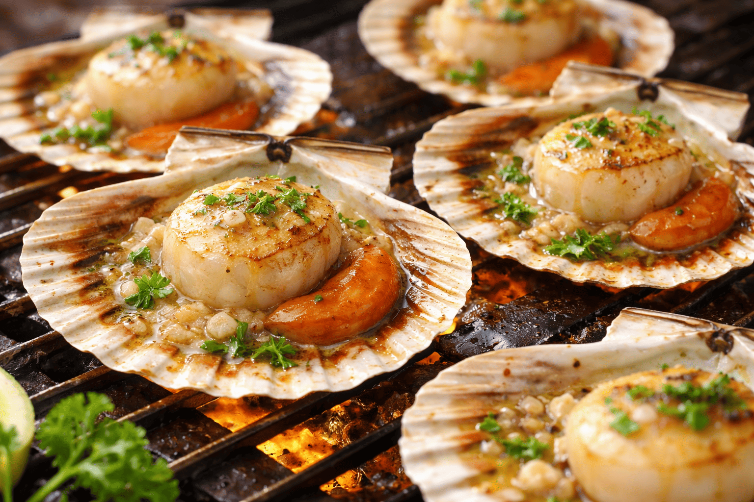 가리비구이: 불향과 고소함이 살아있는 해산물 요리