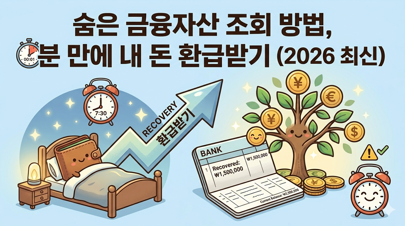 숨은 금융자산 조회방법