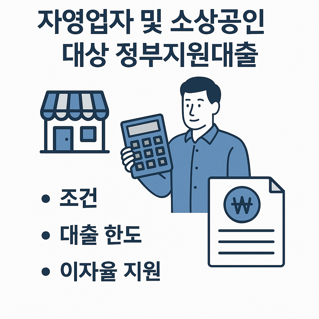 자영업자, 소상공인 대출