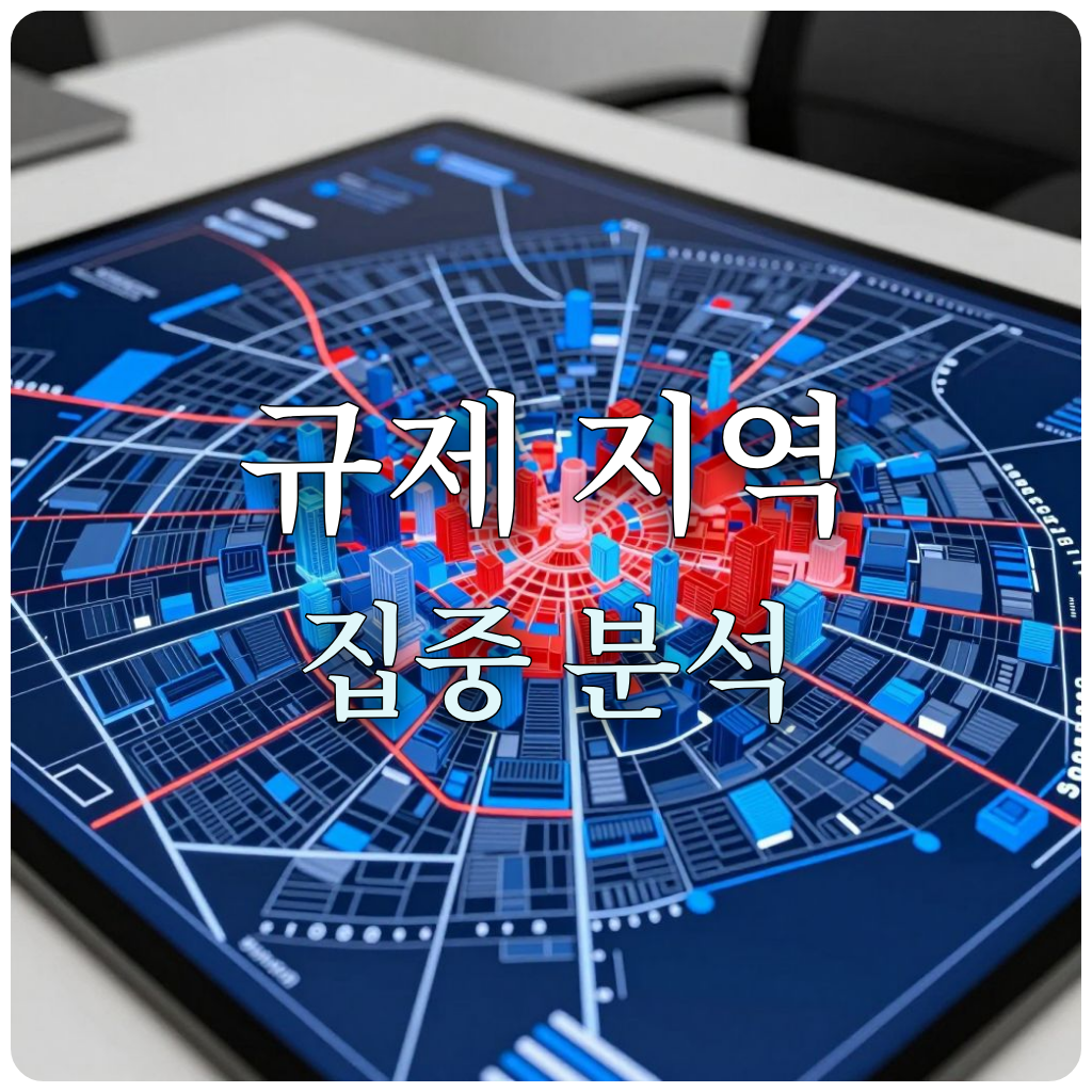 지역별 규제 상태를 보여주는 디지털 지도 이미지