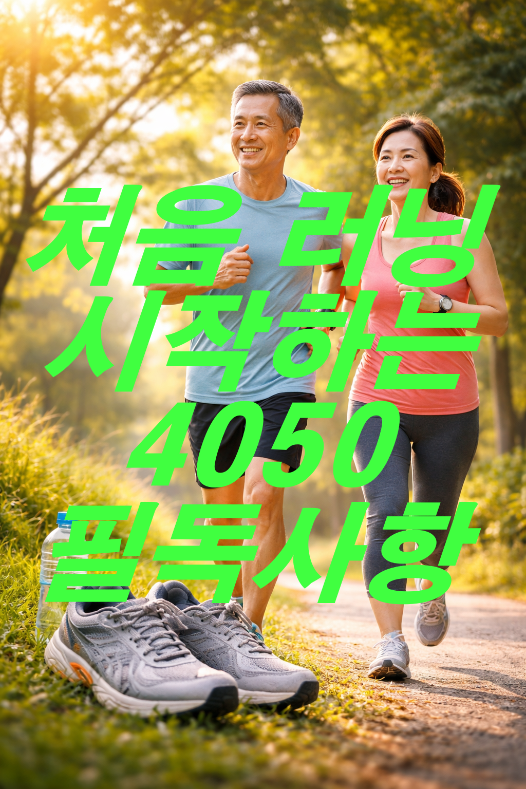 처음 러닝을 시작 하는 40~50대 러너 필독 사항 정리