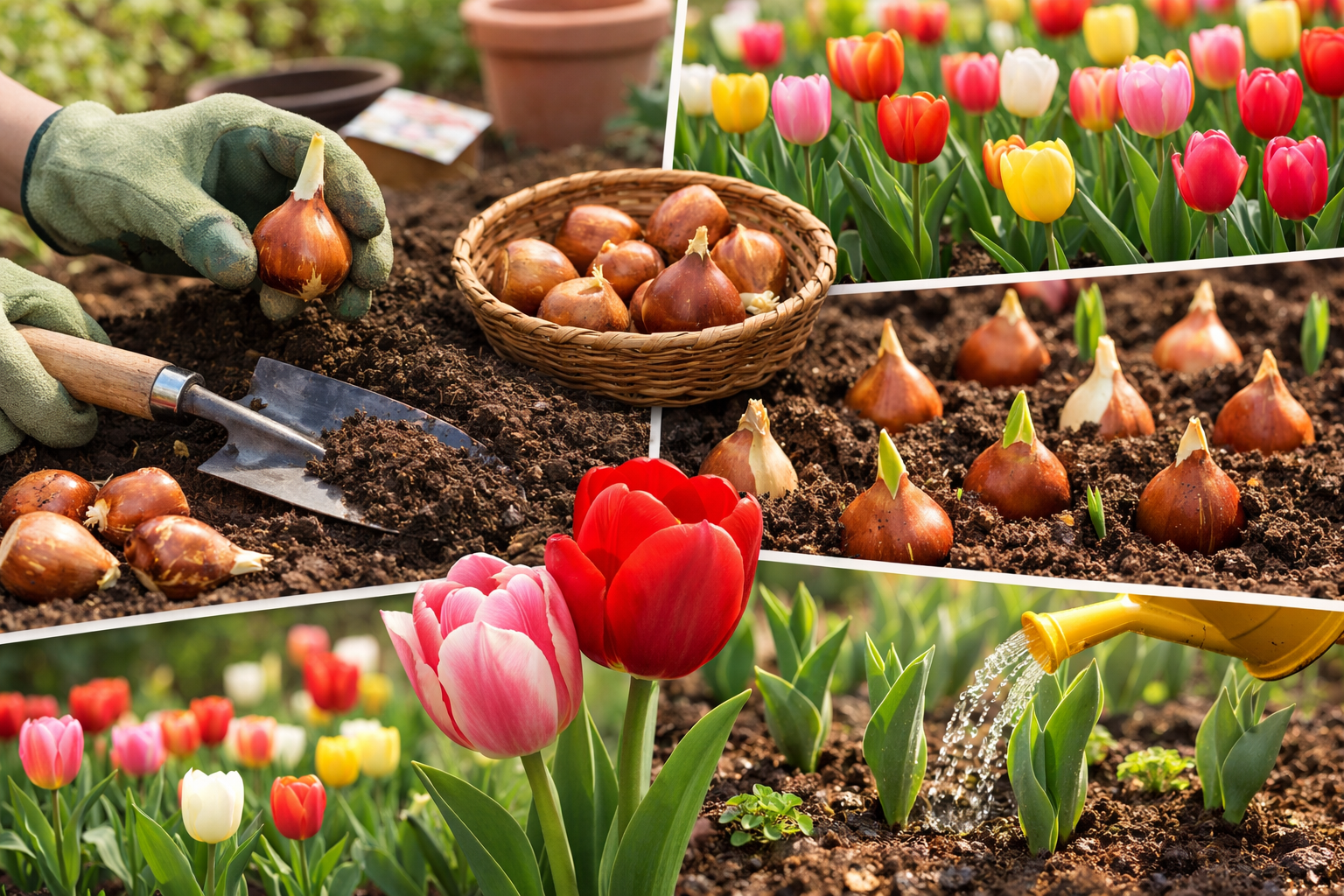 튤립 키우기