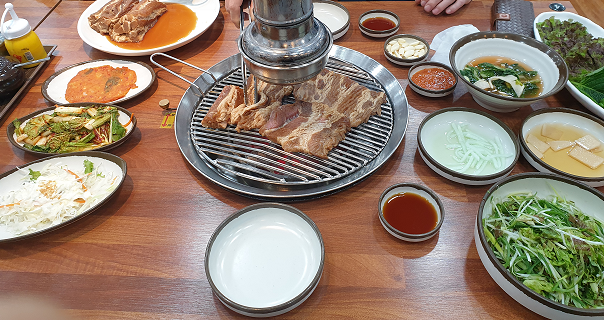 왕 돼지갈비 셋팅