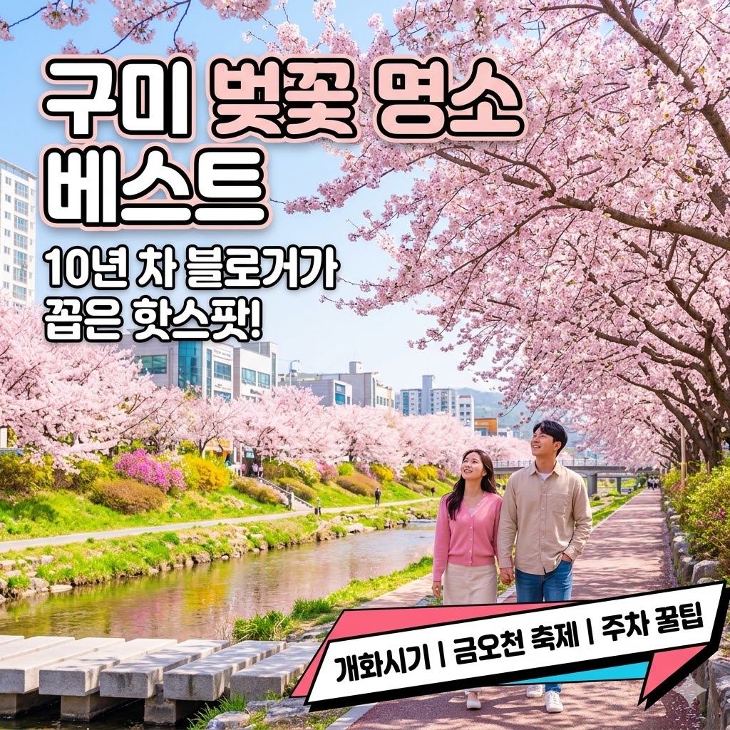 구미 벚꽃
