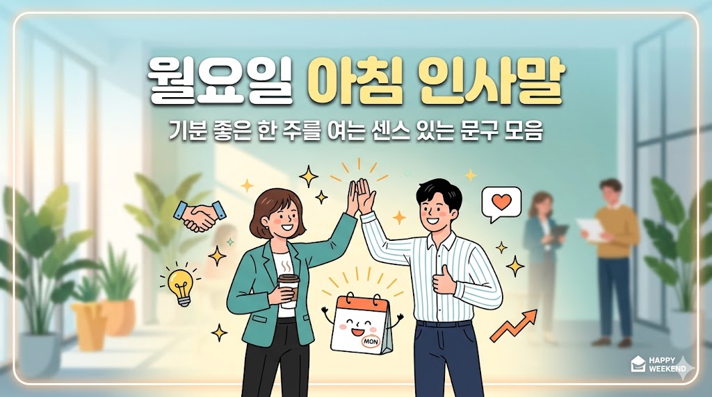 월요일 아침인사말