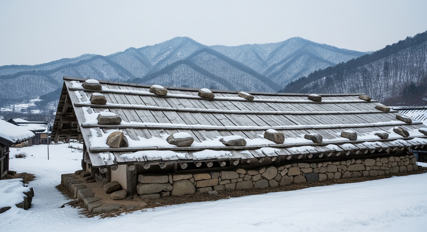 화전민의 주거사진