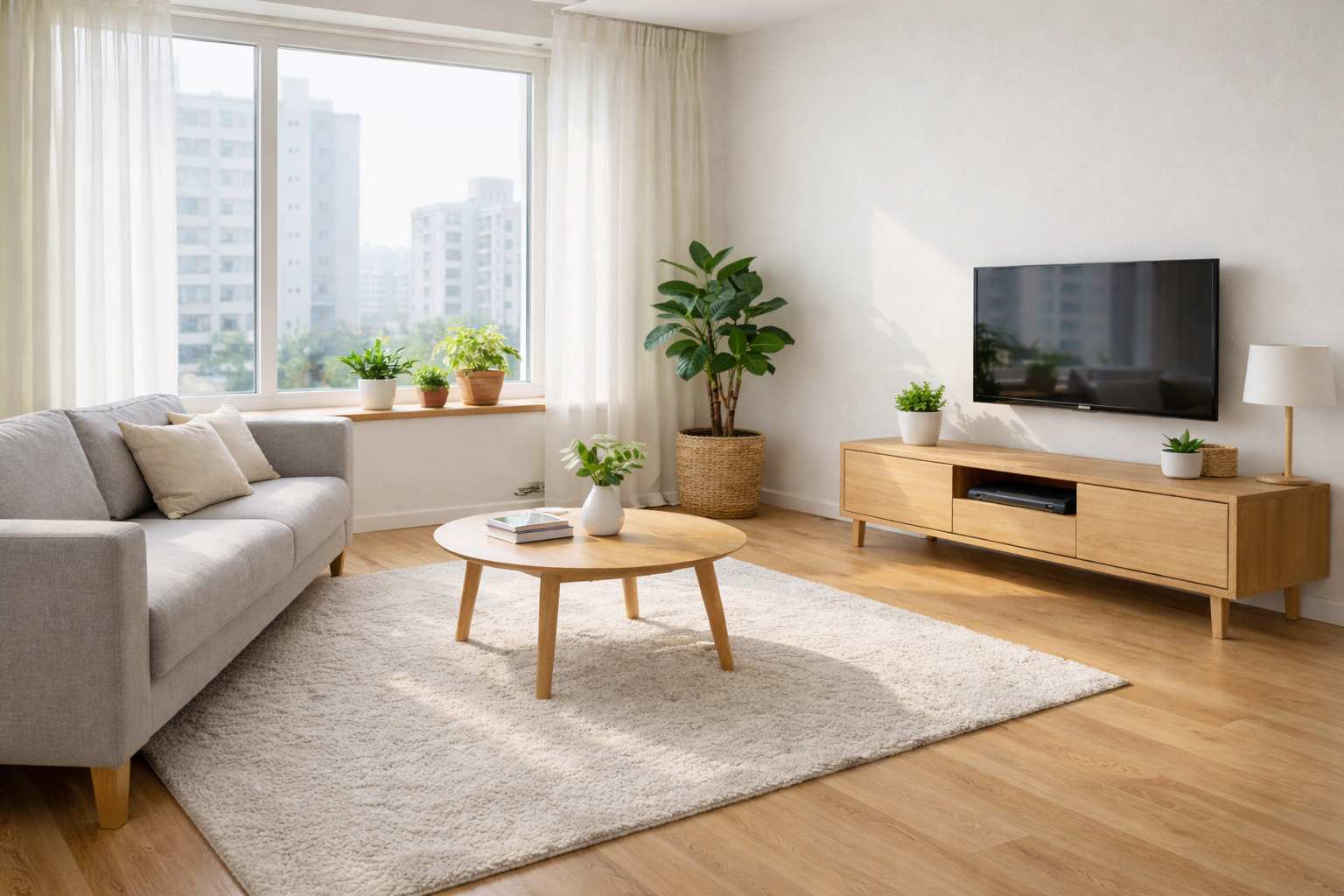 거실 소파 배치 인테리어