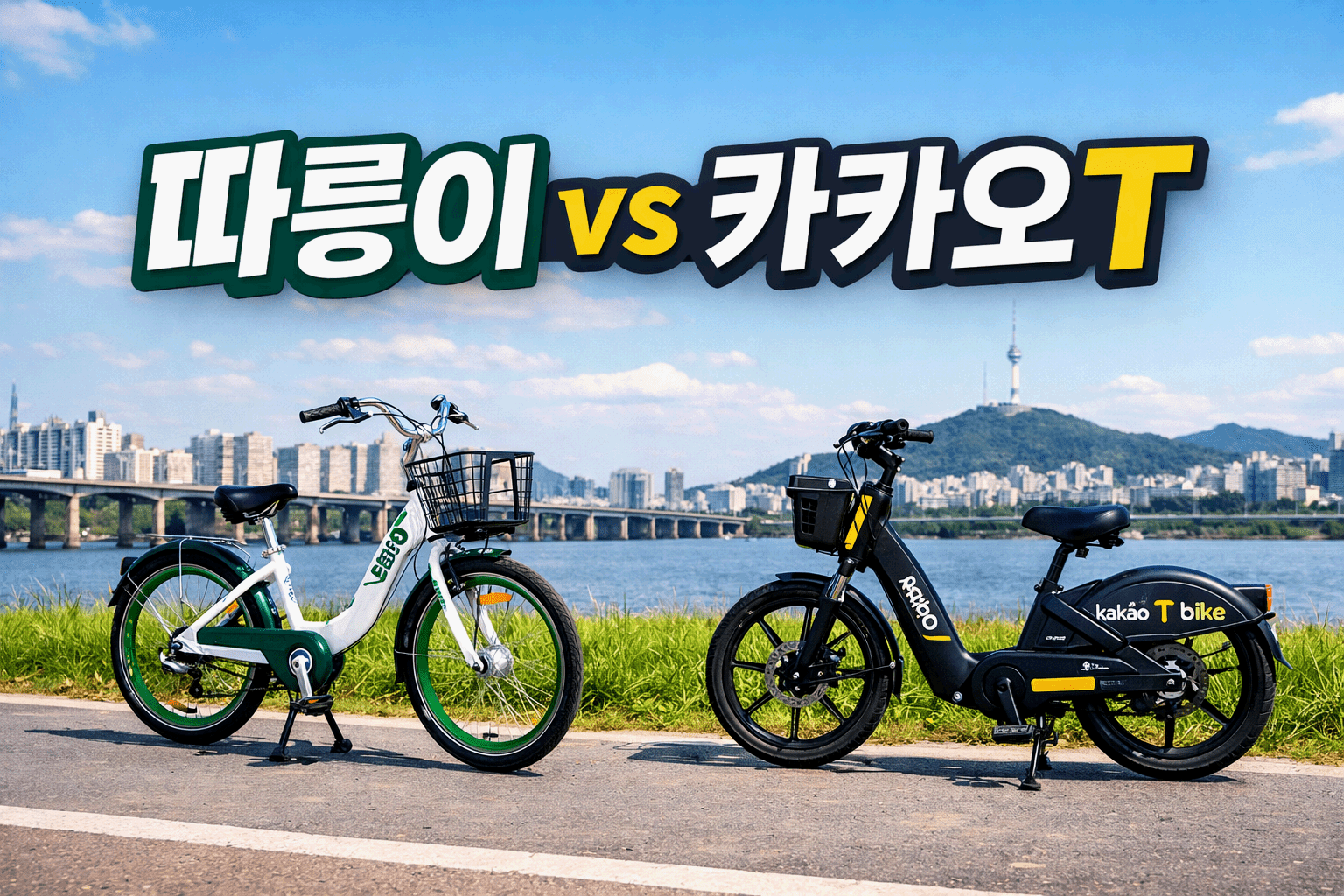 따릉이 vs 카카오T
