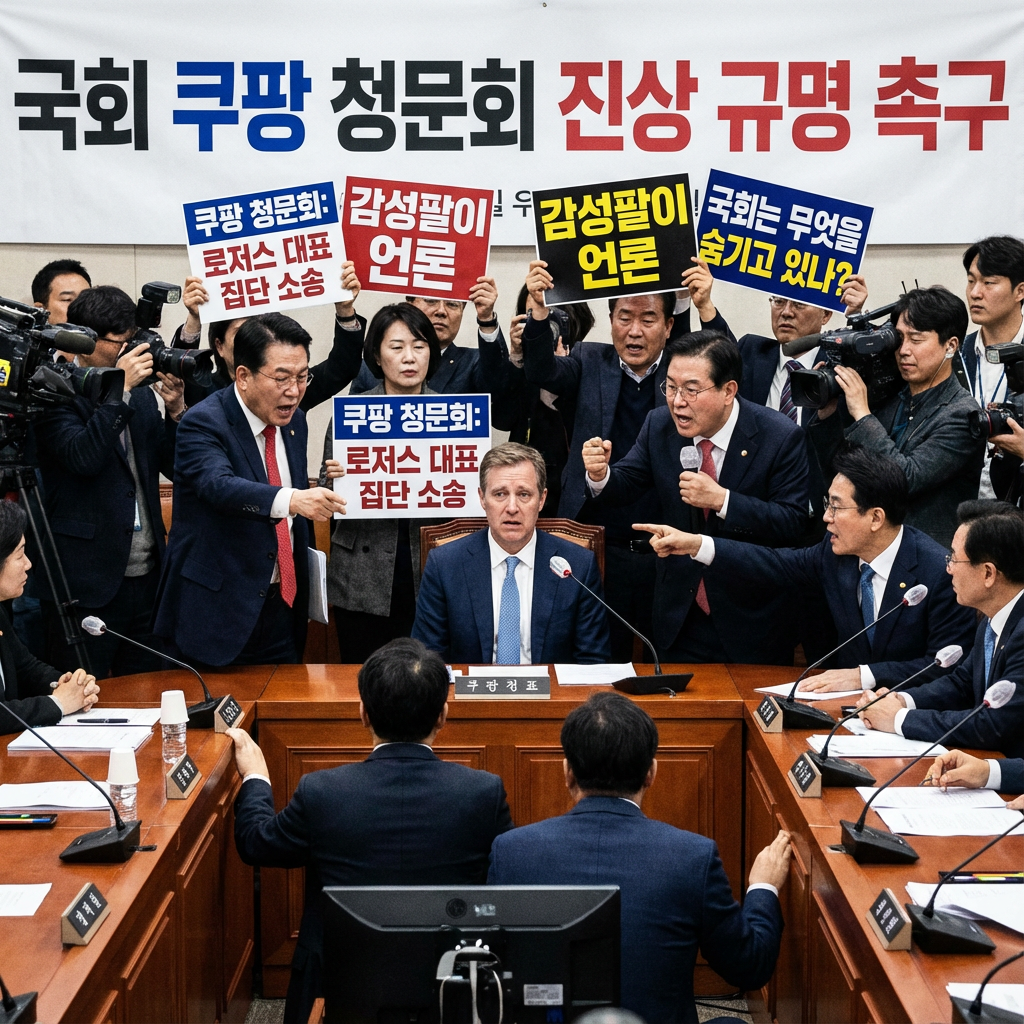 쿠팡 청문회, 로저스 대표 집단 소송, 감성팔이? 자꾸 말 못하게 하는 의원들? 국회는 무엇을 숨기고 있나? 관련 사진