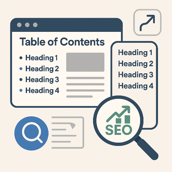 긴 글의 내비게이션이자 검색 신호 사진