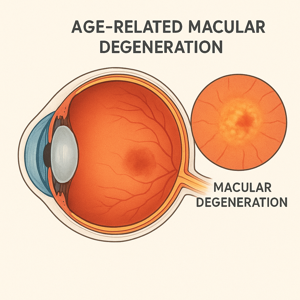 황반 변성 관련 사진
