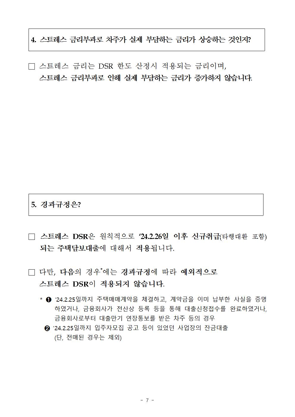 스트레스DSR