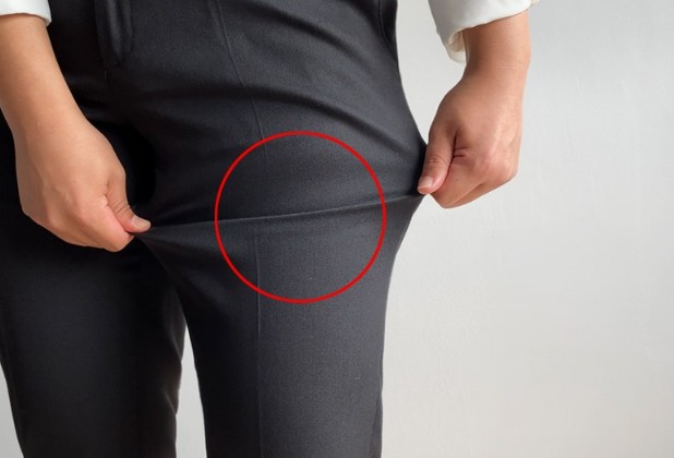 남자 슬랙스 머시따 남성용 시크릿 밴딩 세미 와이드 슬랙스