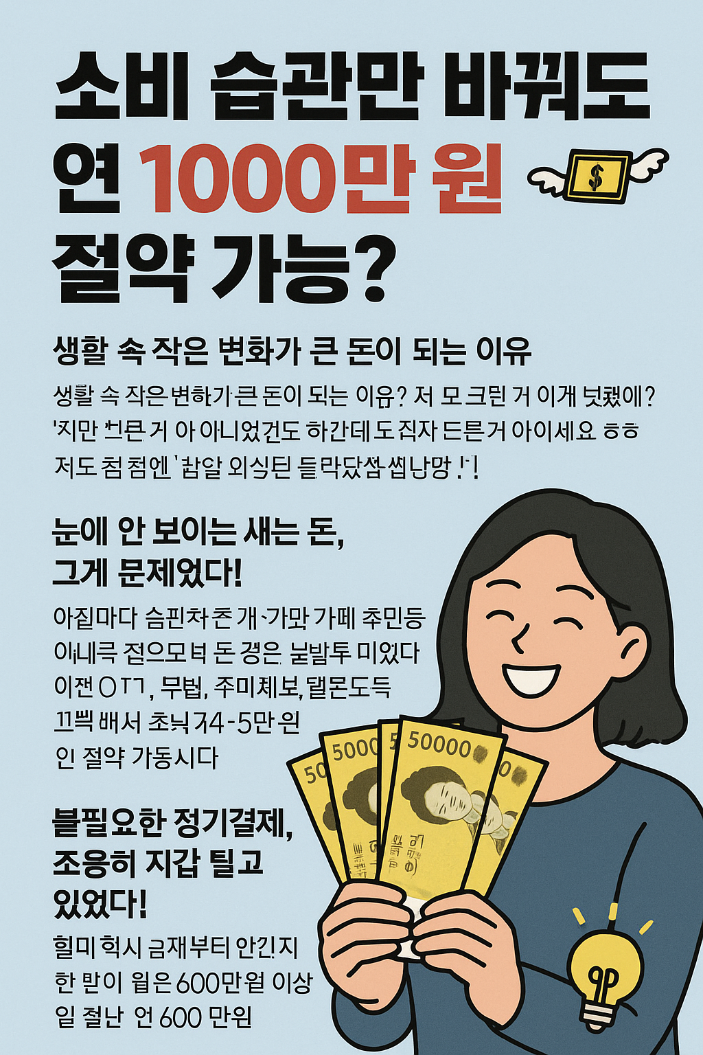 소비 습관만 바꿔도 연 1000만 원 절약 가능?