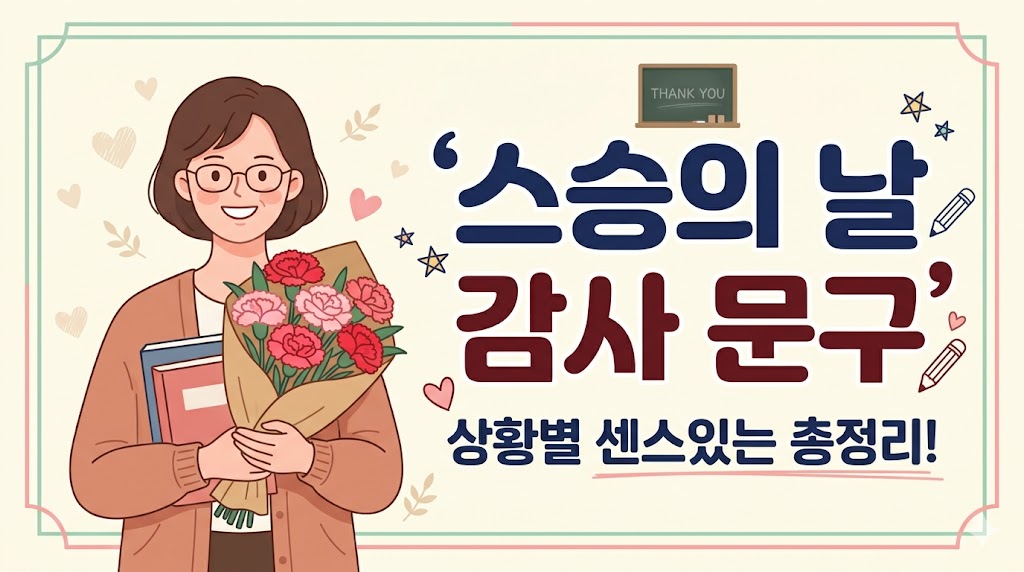 스승의 날 감사 문구