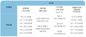 긴급복지 생계지원금