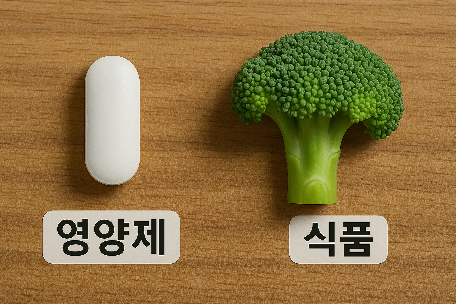 영양제와 식품의 차이점