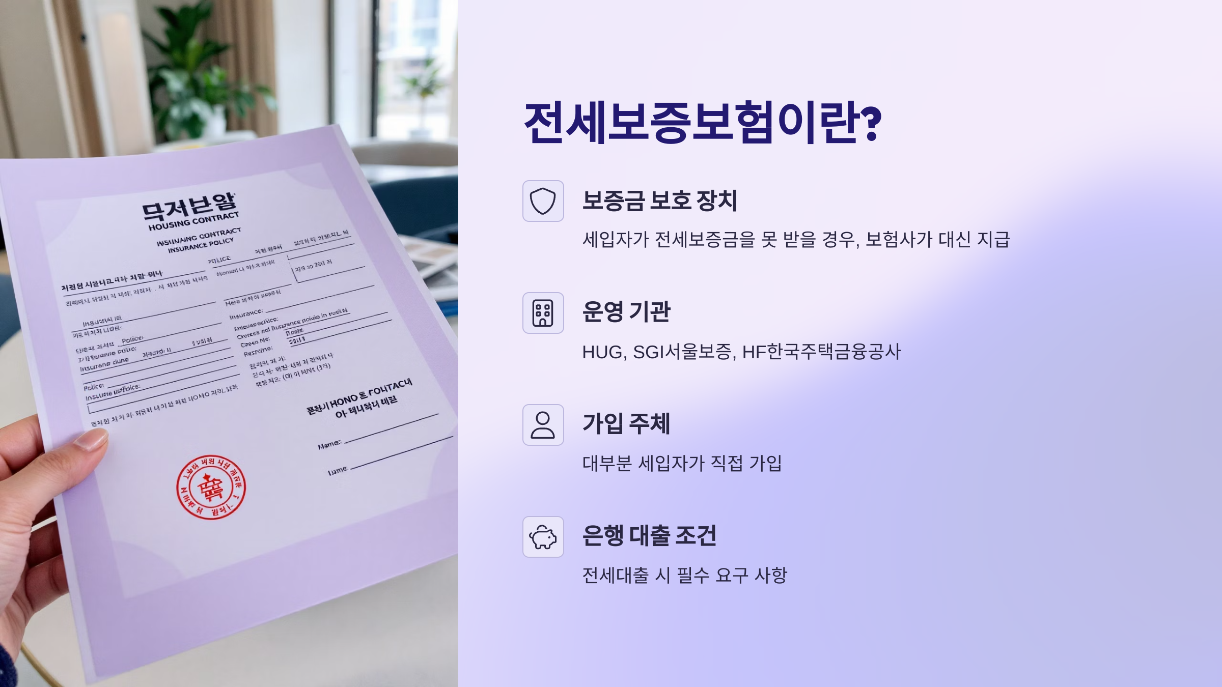 전세보증보험이란?