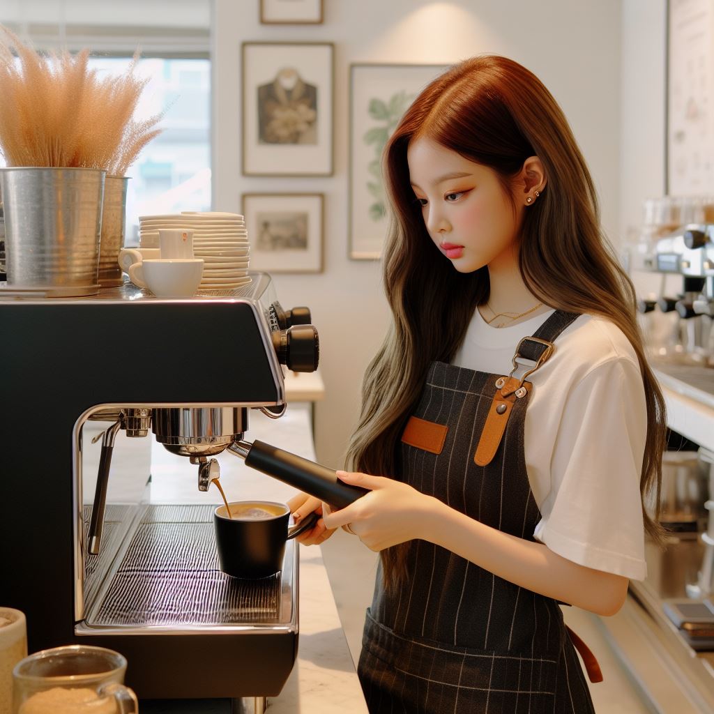 커피숍에서 일하기