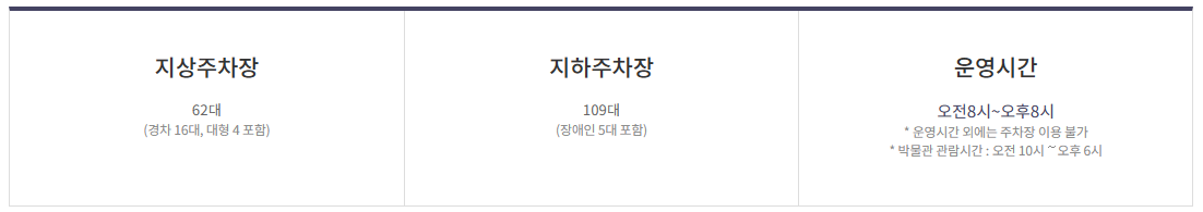 국립항공박물관 주차