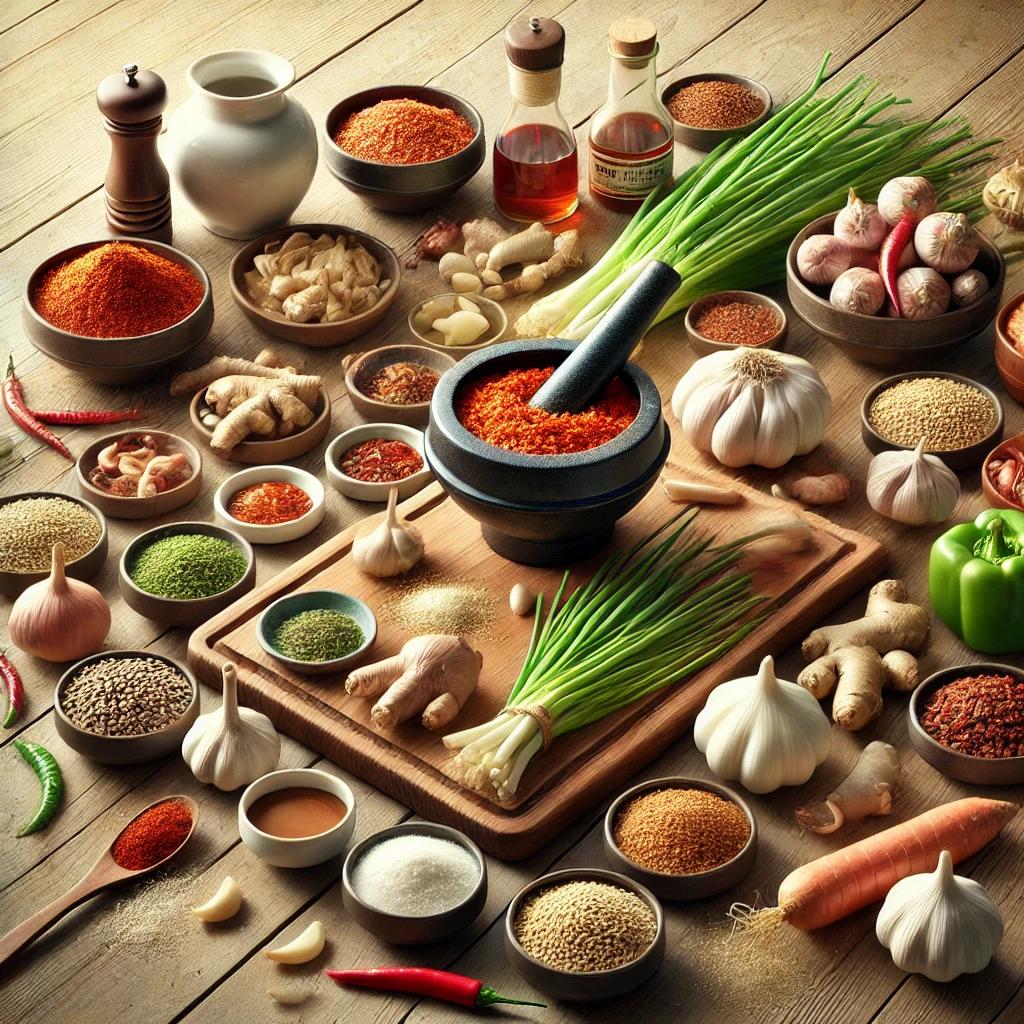 김장김치 양념만들기