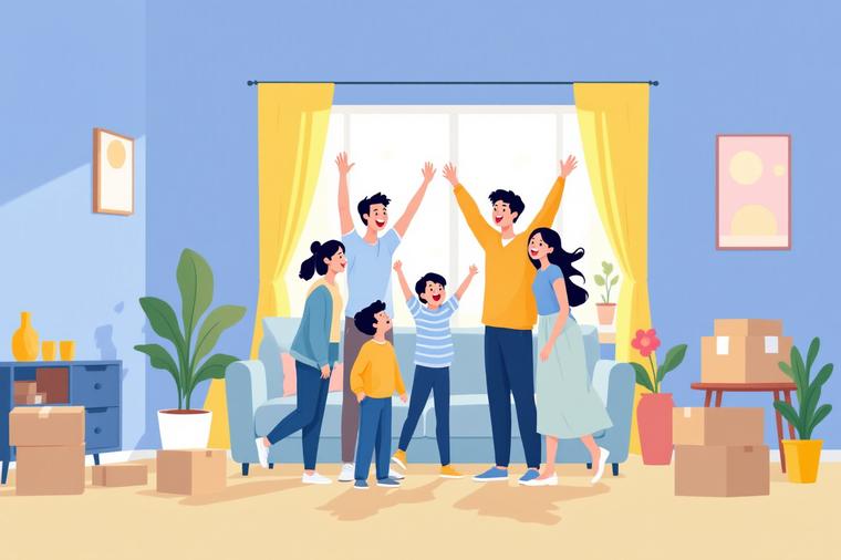 주담대 6억 한도 제한 기준으로 아파트를 구매한 가족