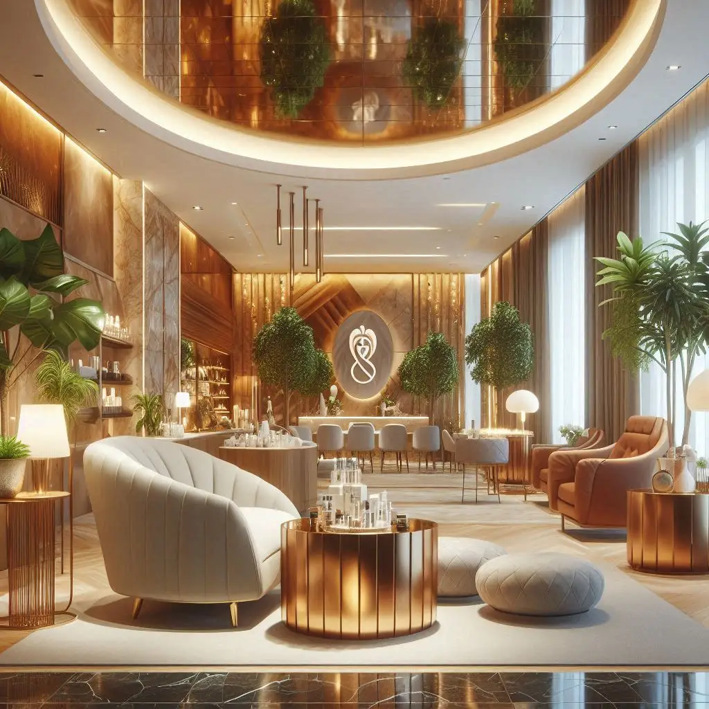 피부,체형관리 샵 배경