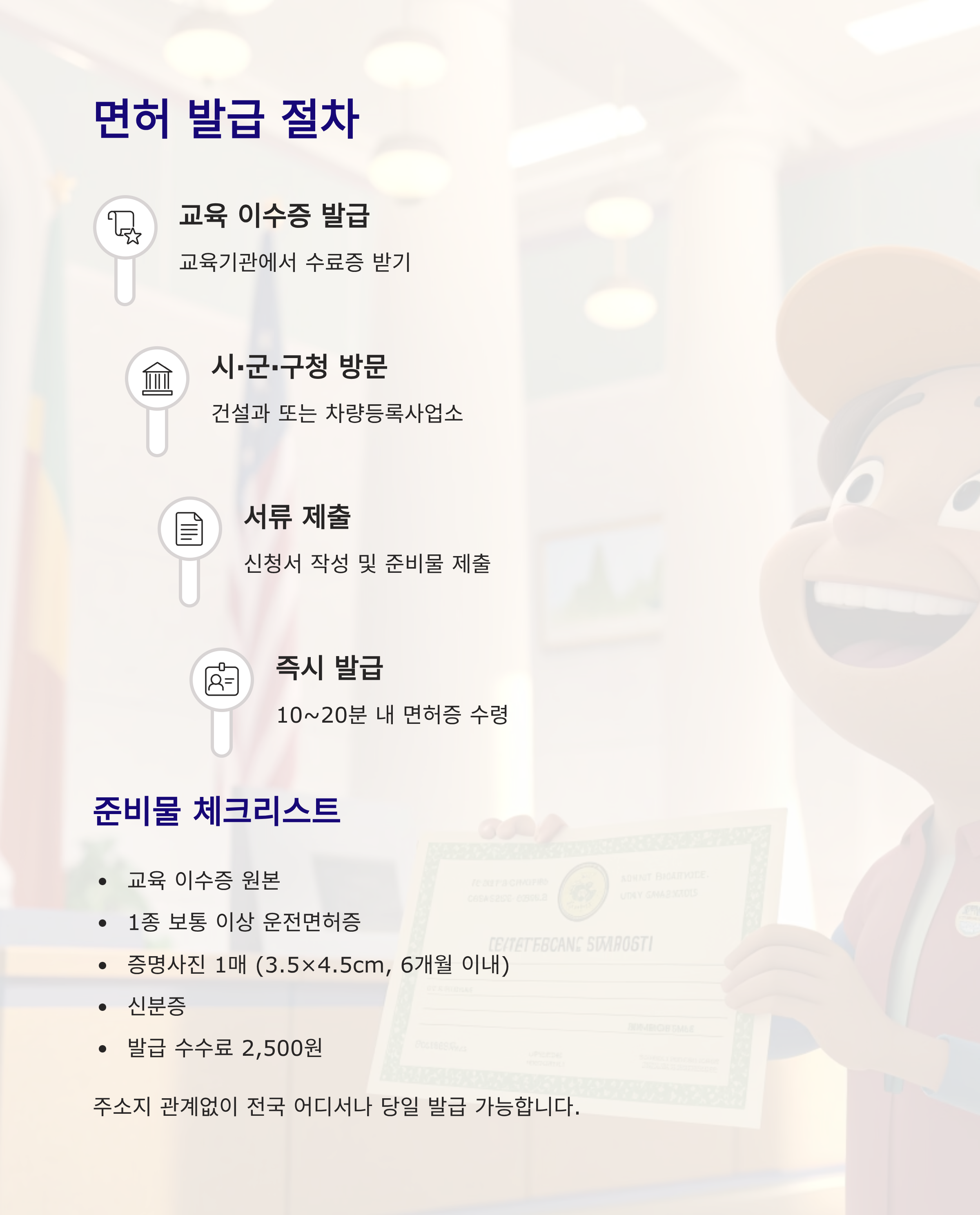 지게차 3톤미만 자격증 취득방법 2025 완벽 가이드 – 무시험 교육만으로 2일 완성!