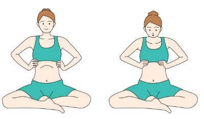 복근을 자극하는 운동