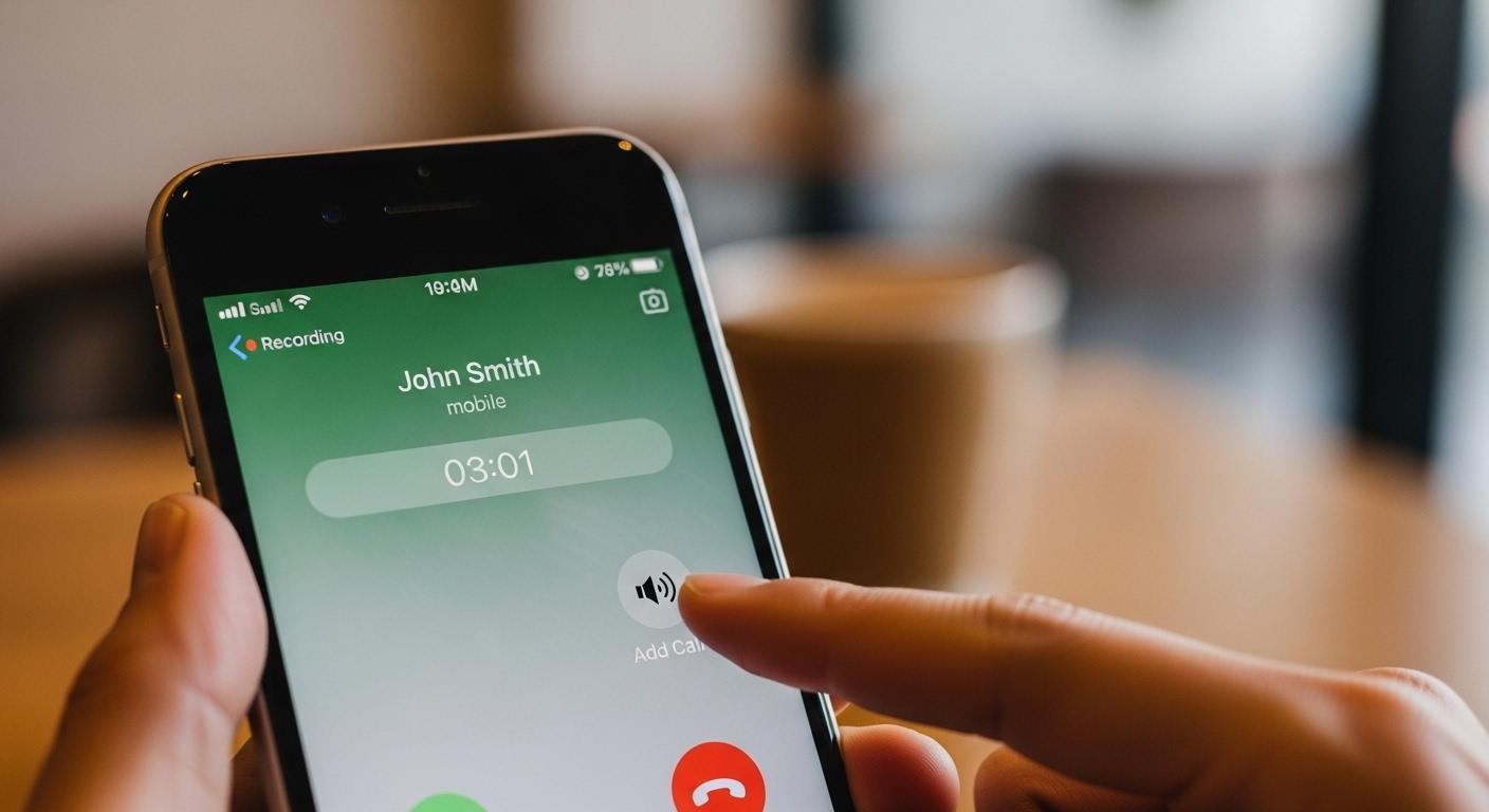 아이폰 통화녹음 상대방 확인