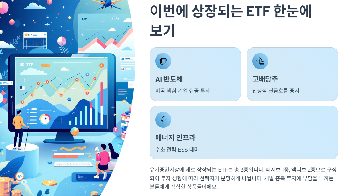 이번에 상장되는 ETF 한눈에 보기
