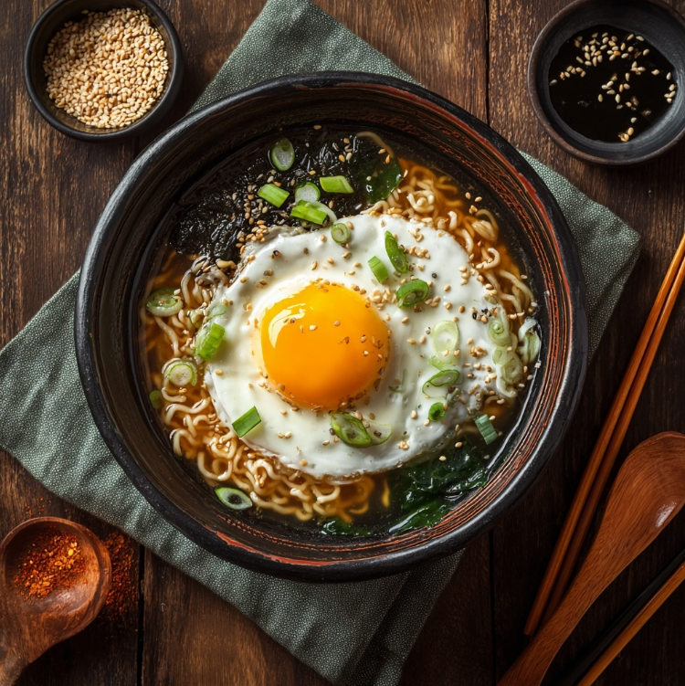 계란올린 라면
