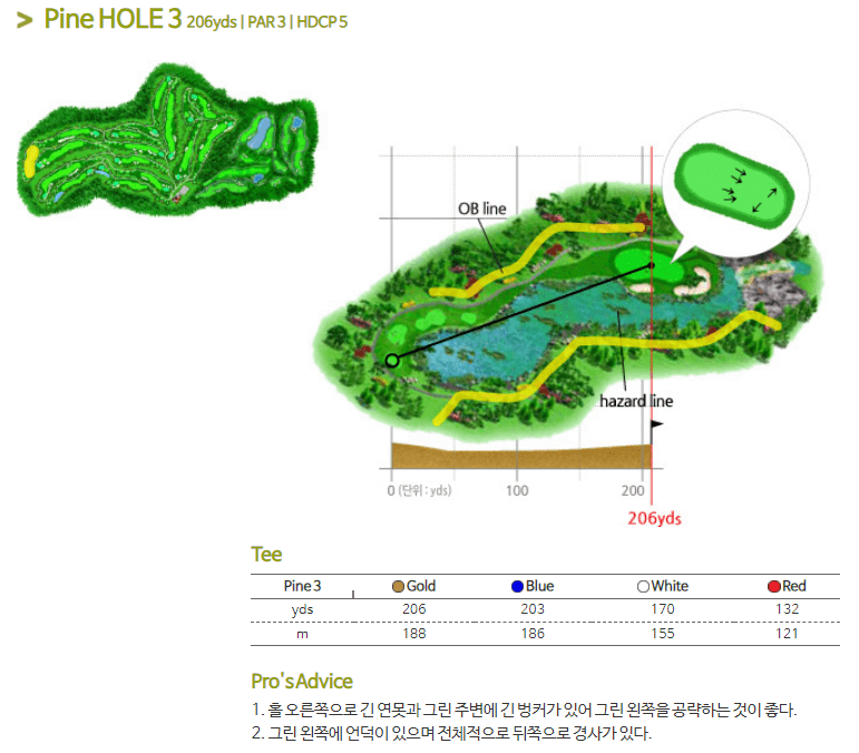 가평베네스트 골프클럽 파인코스 3