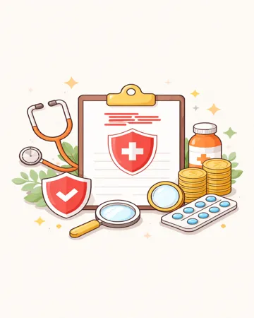 우체국 실손보험 가입조건과 보장 범위를 비교하는 장면5