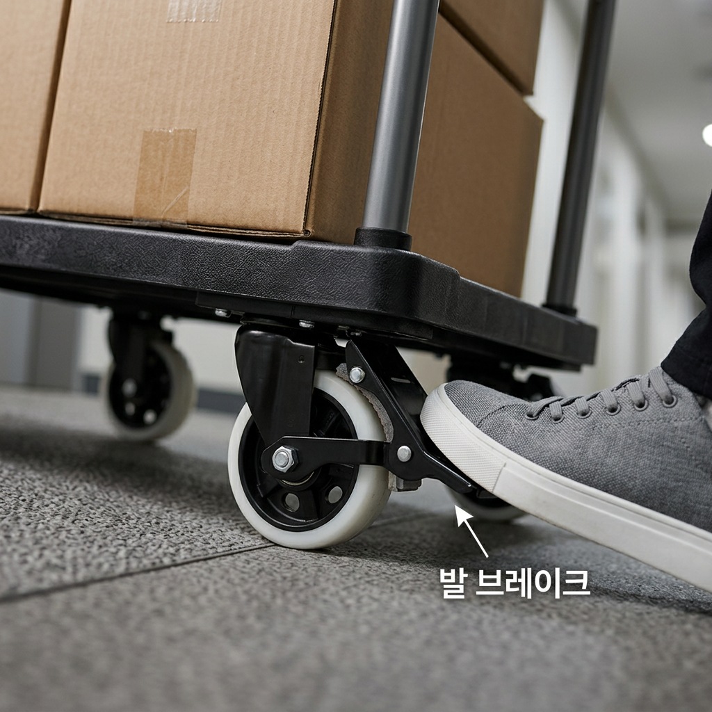 접이식 핸드카트 고르는법 보관 두께 접이 구조