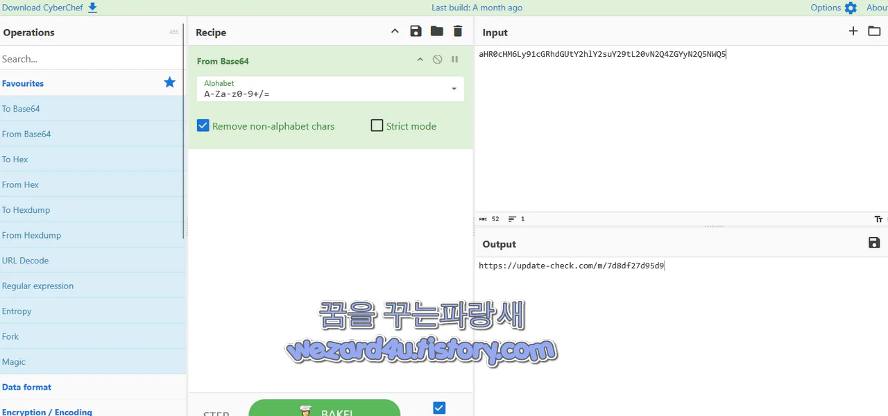 Base64 디코딩 결과