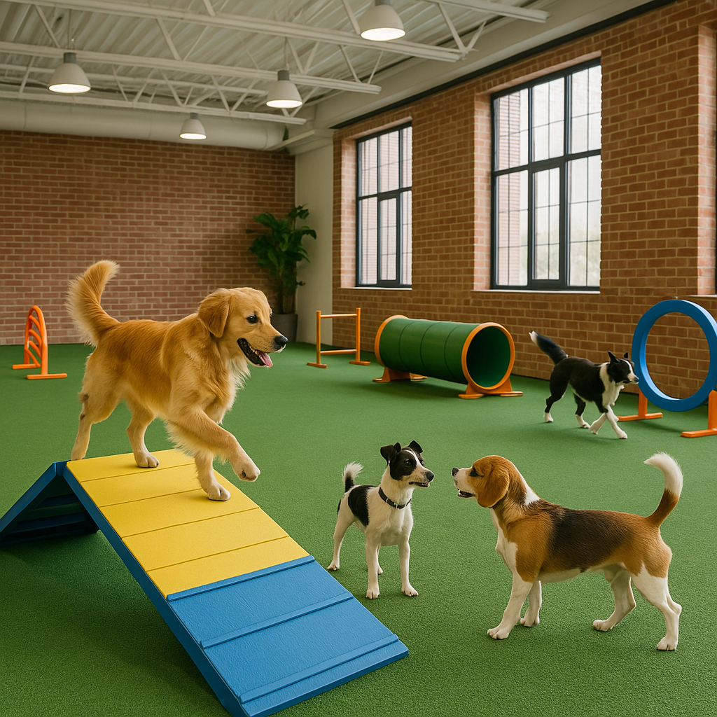 실내 반려동물 운동장 창업에 관한 이미지