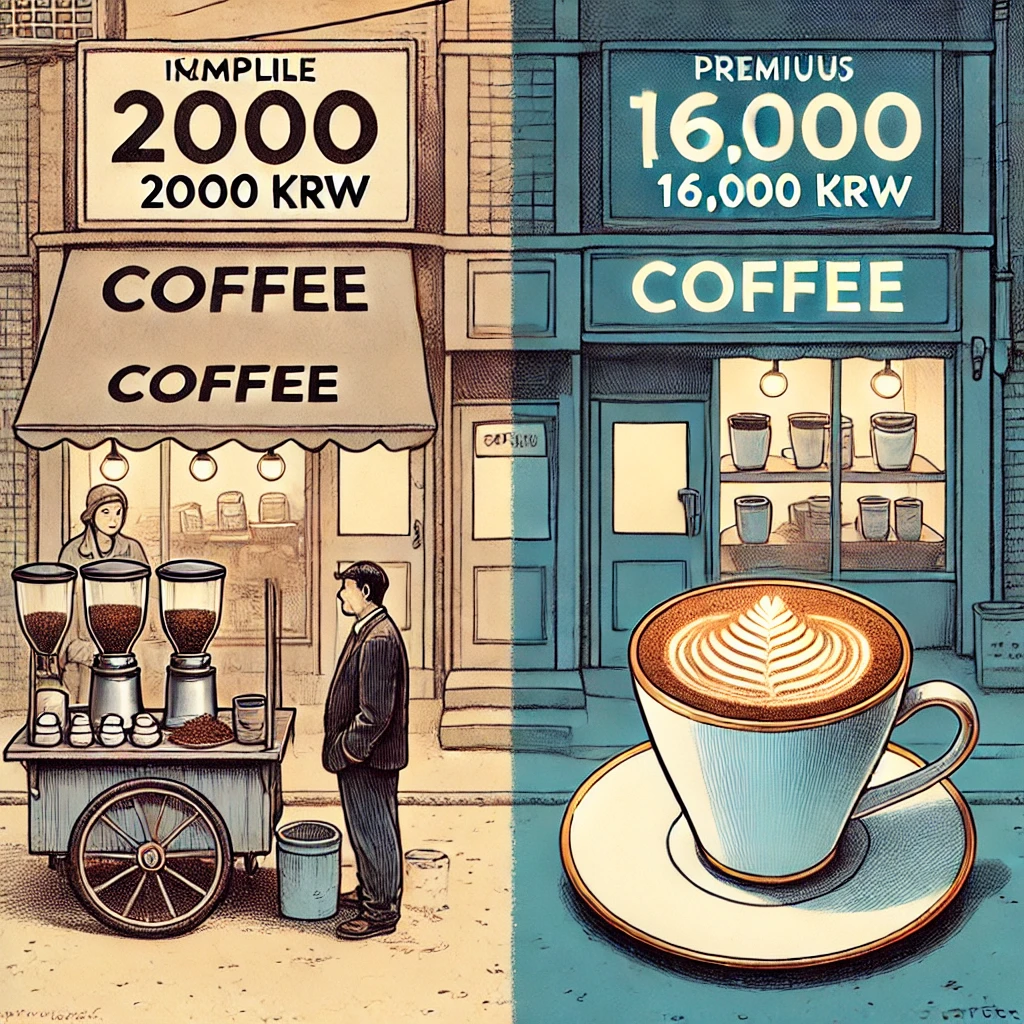 커피 가격 양극화된 이유