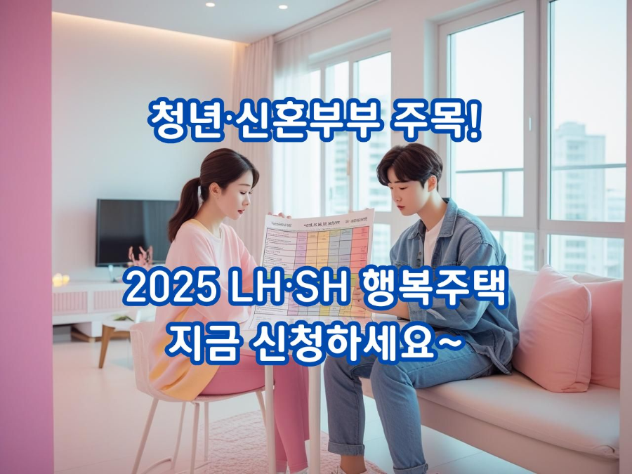 청년·신혼부부 주목! 2025 LH·SH 행복주택 지금 신청하세요