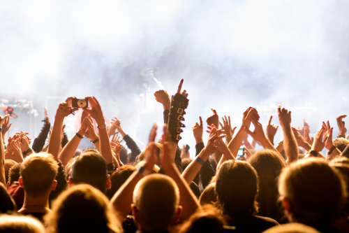 열광하는 관객들