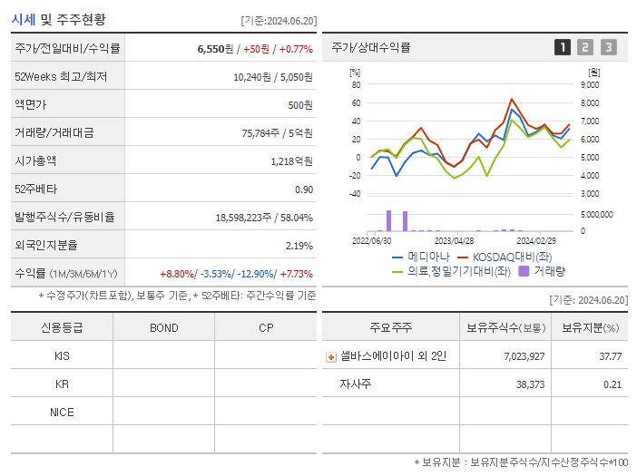 메디아나_기업개요