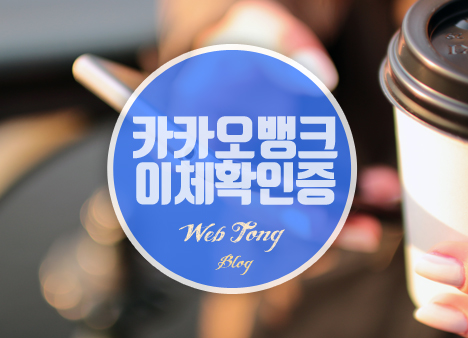 카카오뱅크 이체확인증