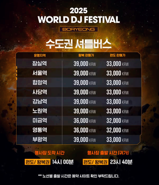 월드 DJ 페스티벌 보령