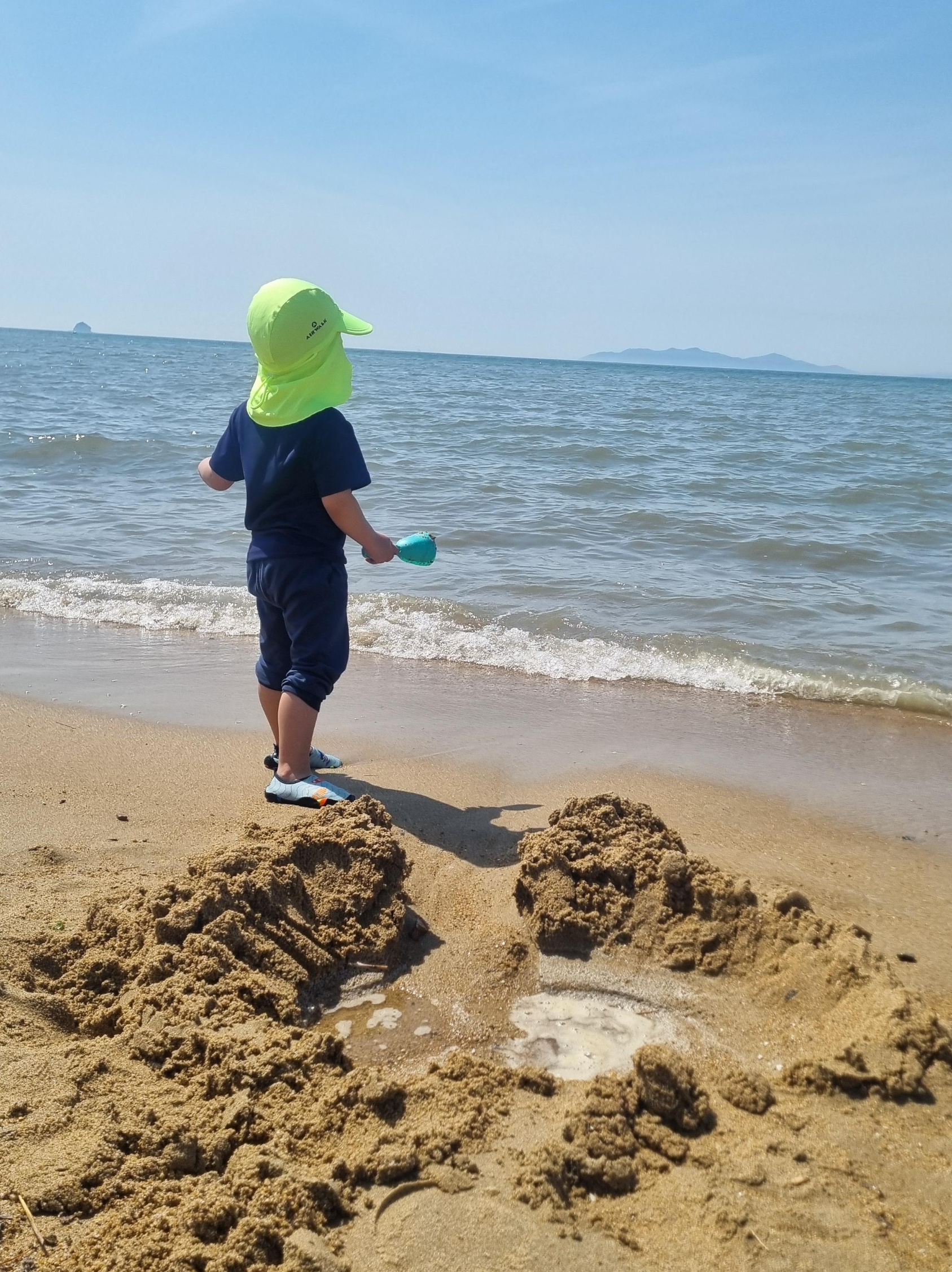 방아머리 해수욕장 바다